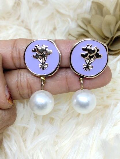 Blossom Pearl Drop Earrings