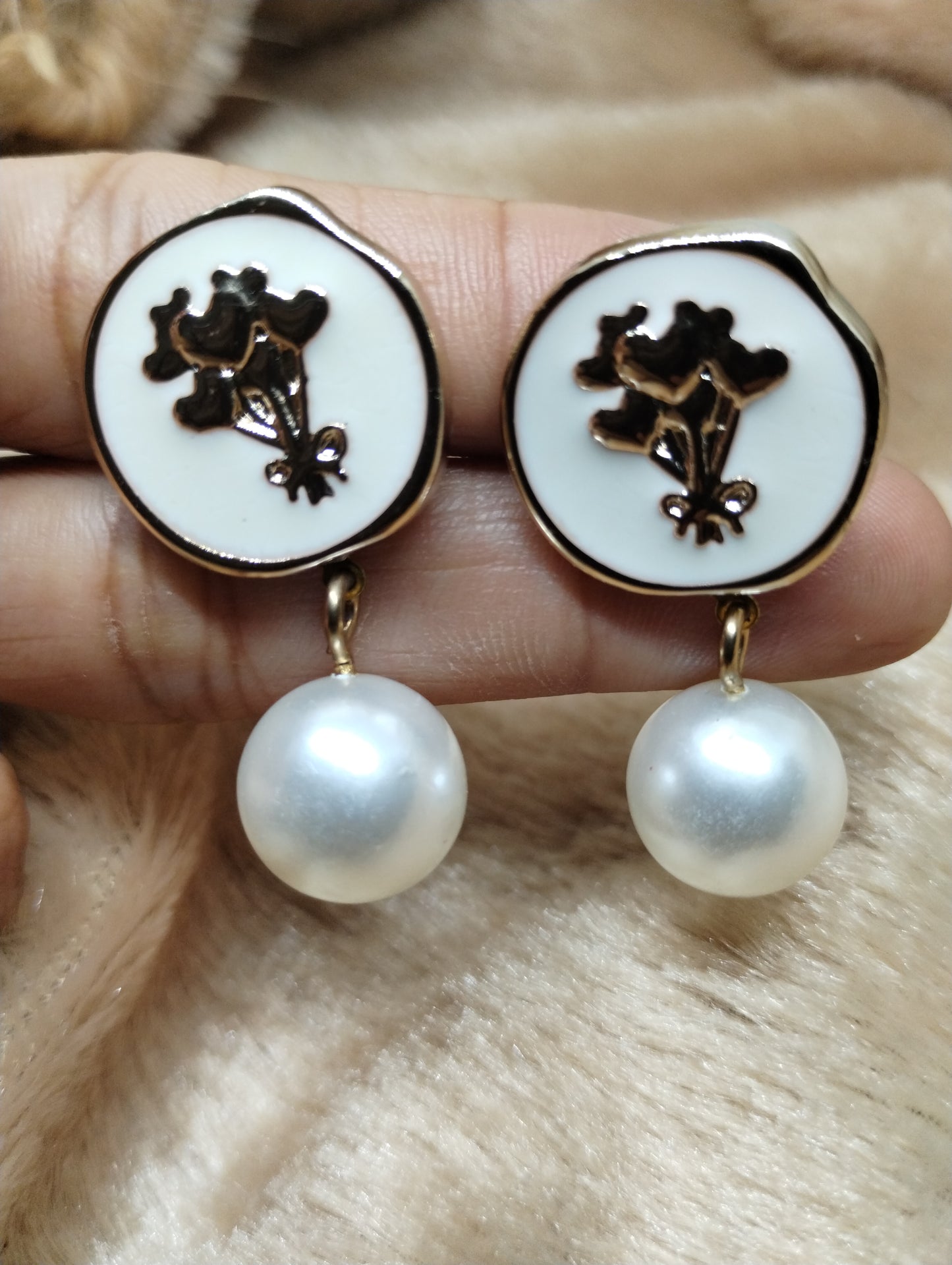 Blossom Pearl Drop Earrings