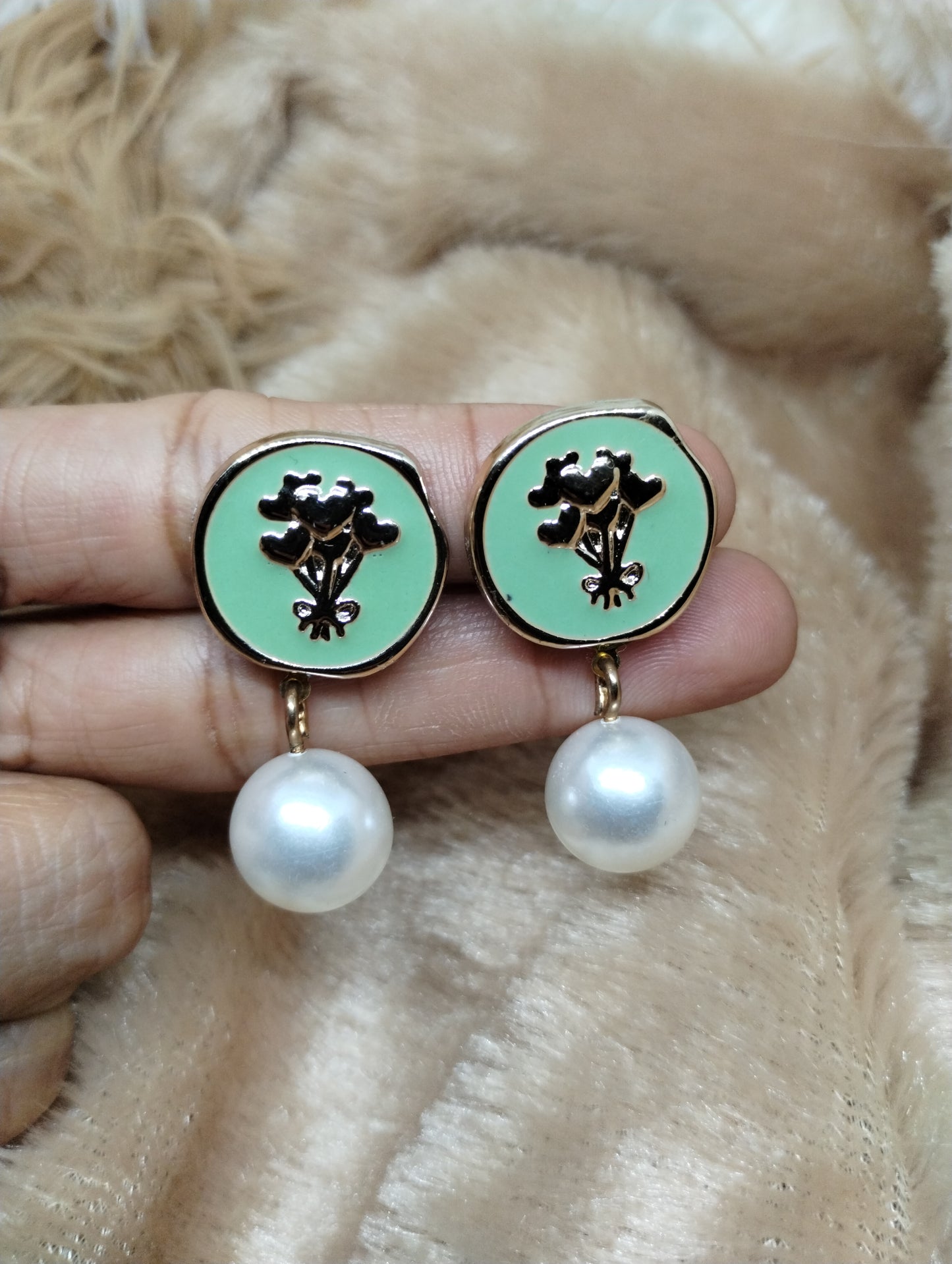 Blossom Pearl Drop Earrings