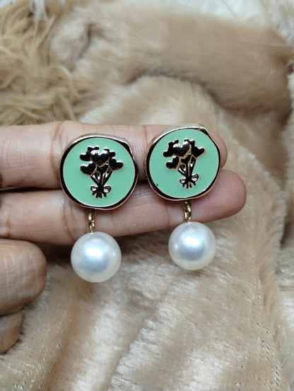 Blossom Pearl Drop Earrings