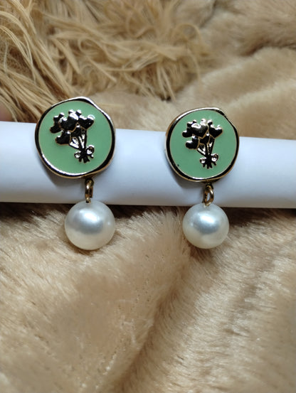 Blossom Pearl Drop Earrings