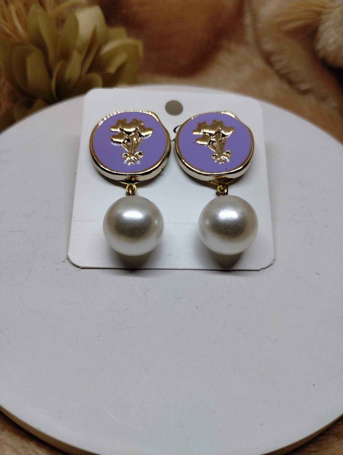 Blossom Pearl Drop Earrings