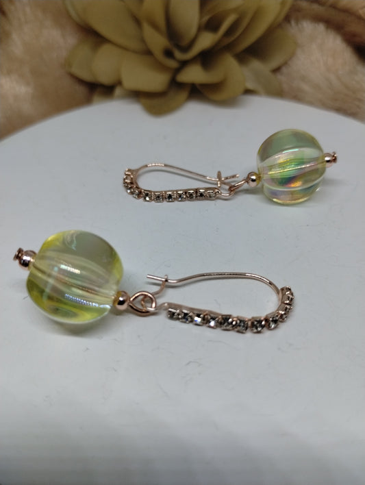 Celestial Glow Crystal Drop Earrings