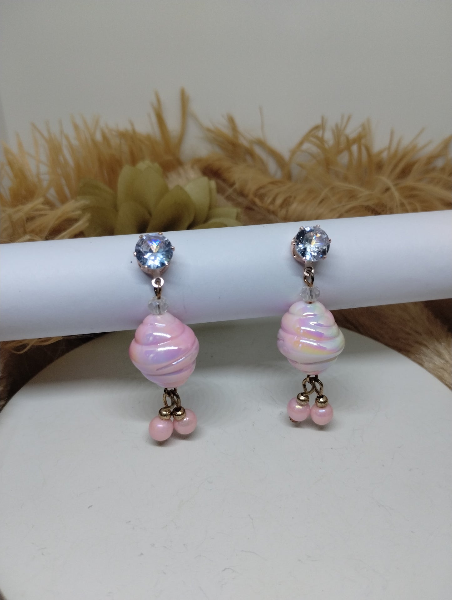 Candy Glow Bead Drop Earrings
