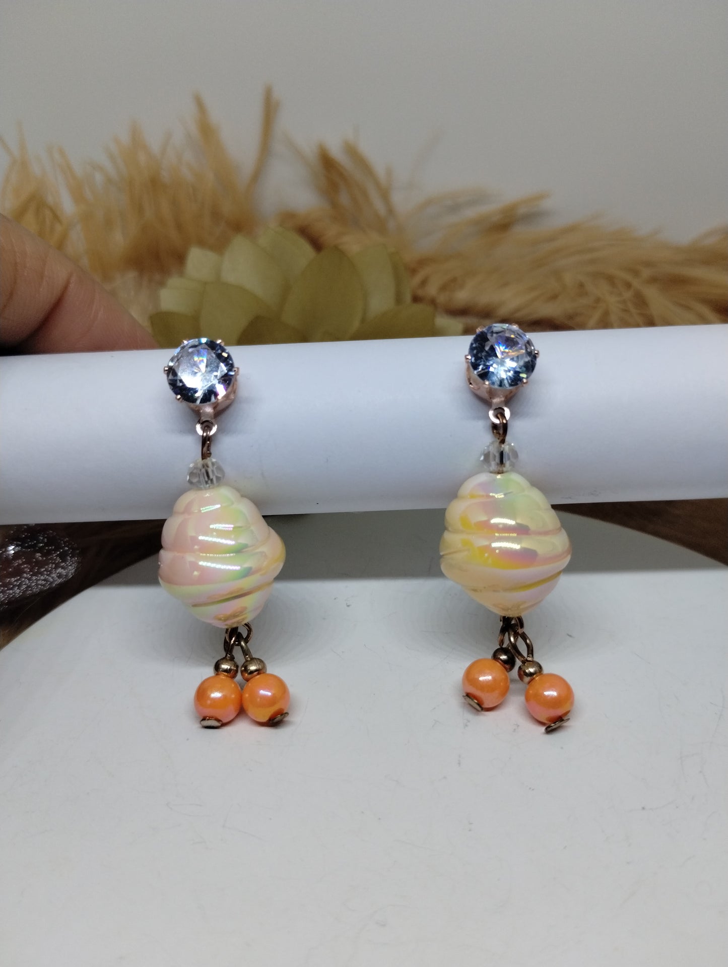 Candy Glow Bead Drop Earrings