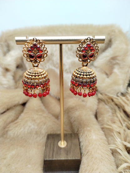 Royal Filigree Jhumkas