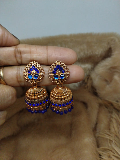 Royal Filigree Jhumkas