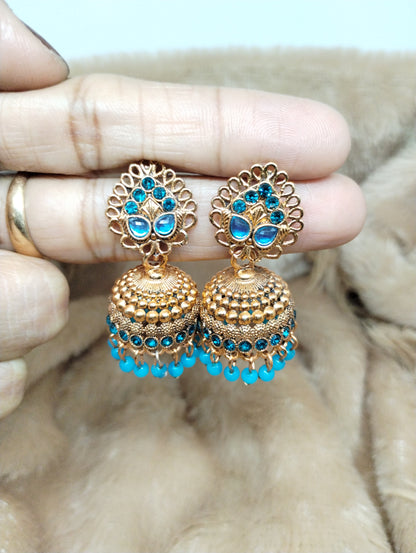 Royal Filigree Jhumkas