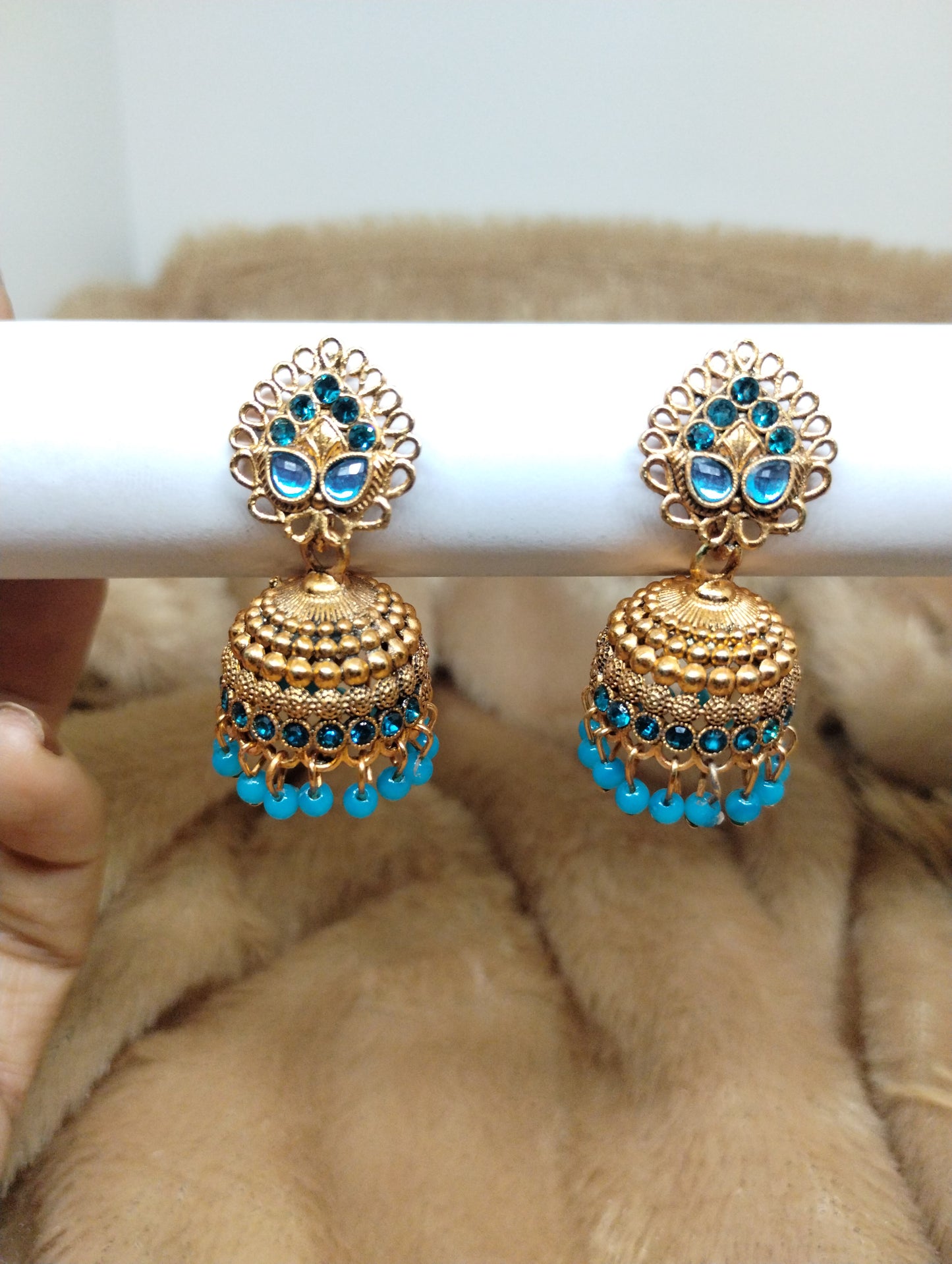 Royal Filigree Jhumkas