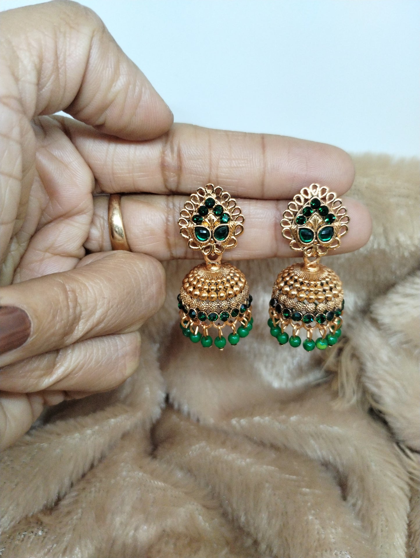Royal Filigree Jhumkas
