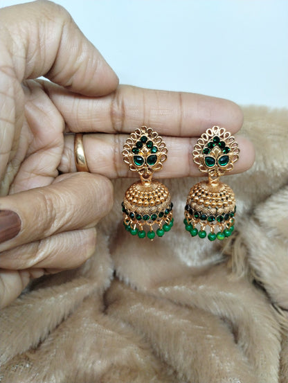 Royal Filigree Jhumkas