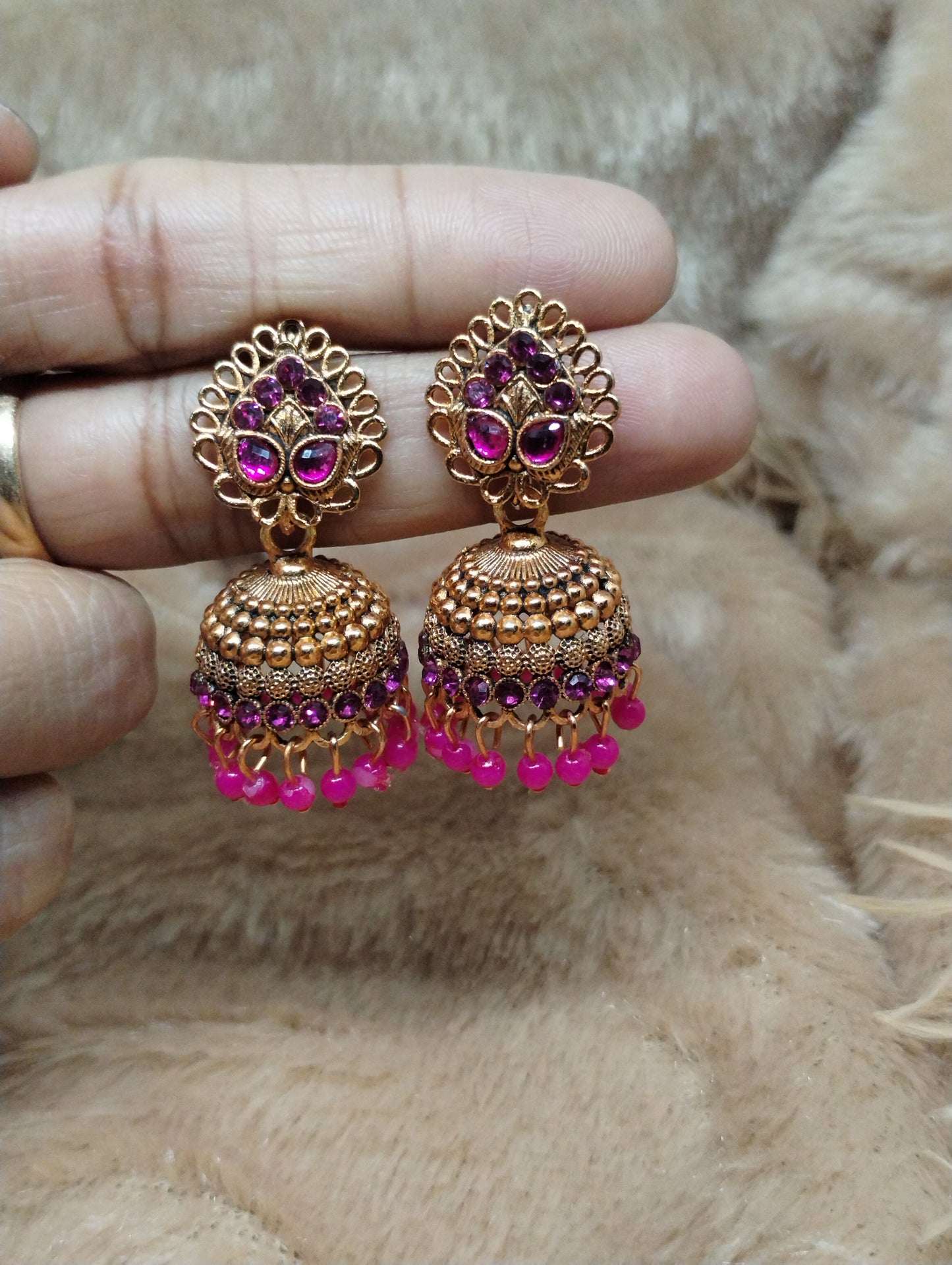 Royal Filigree Jhumkas