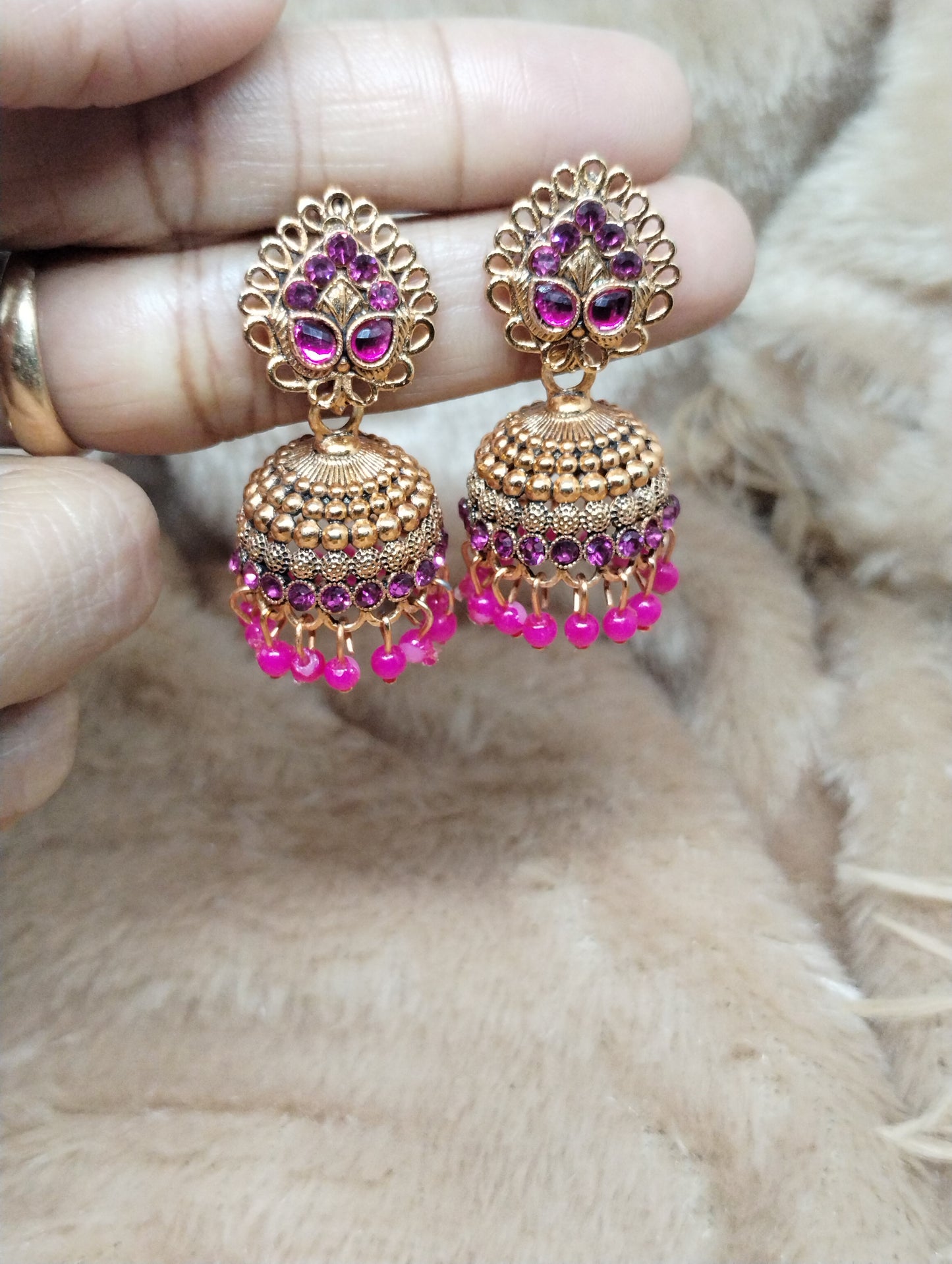Royal Filigree Jhumkas