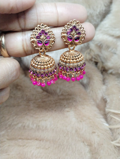 Royal Filigree Jhumkas