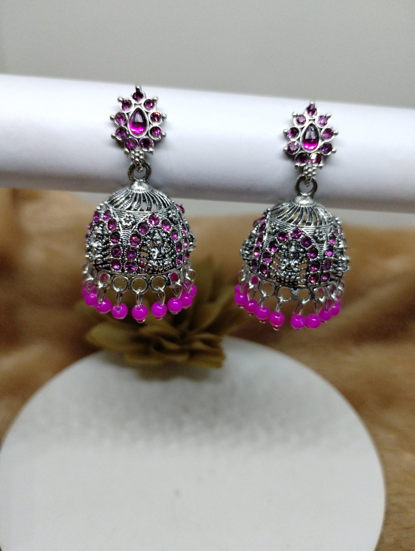 Lakshmi Heritage Oxidised Jhumkas