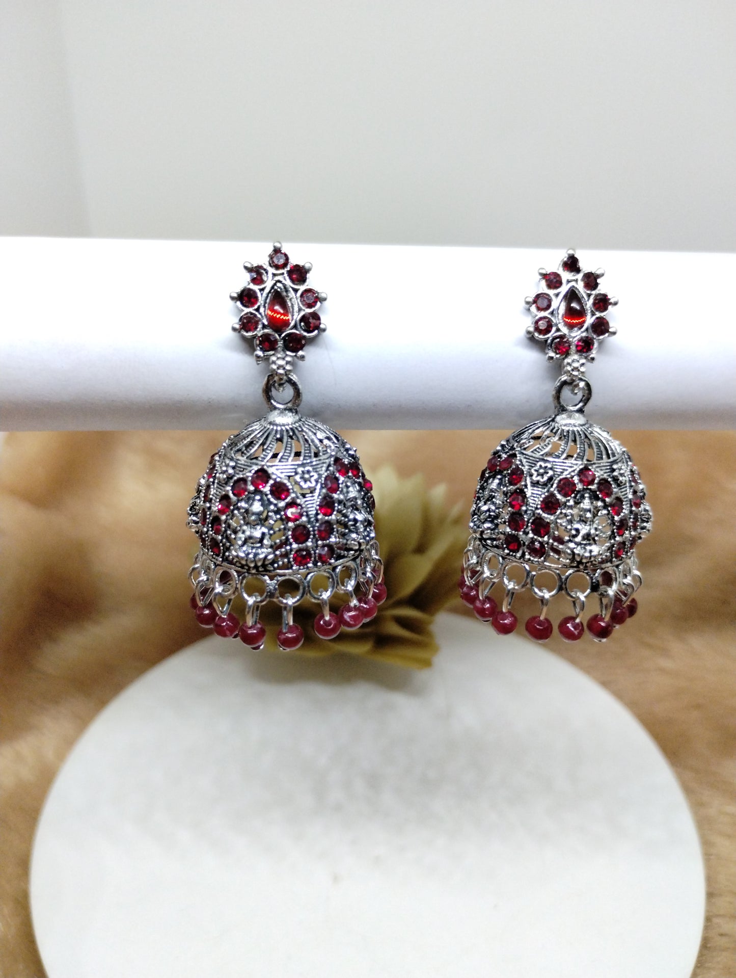 Lakshmi Heritage Oxidised Jhumkas