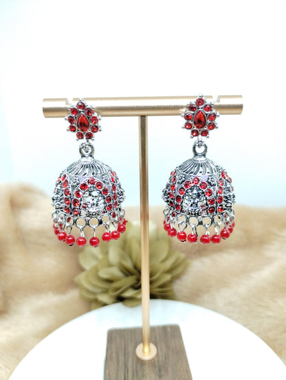 Lakshmi Heritage Oxidised Jhumkas