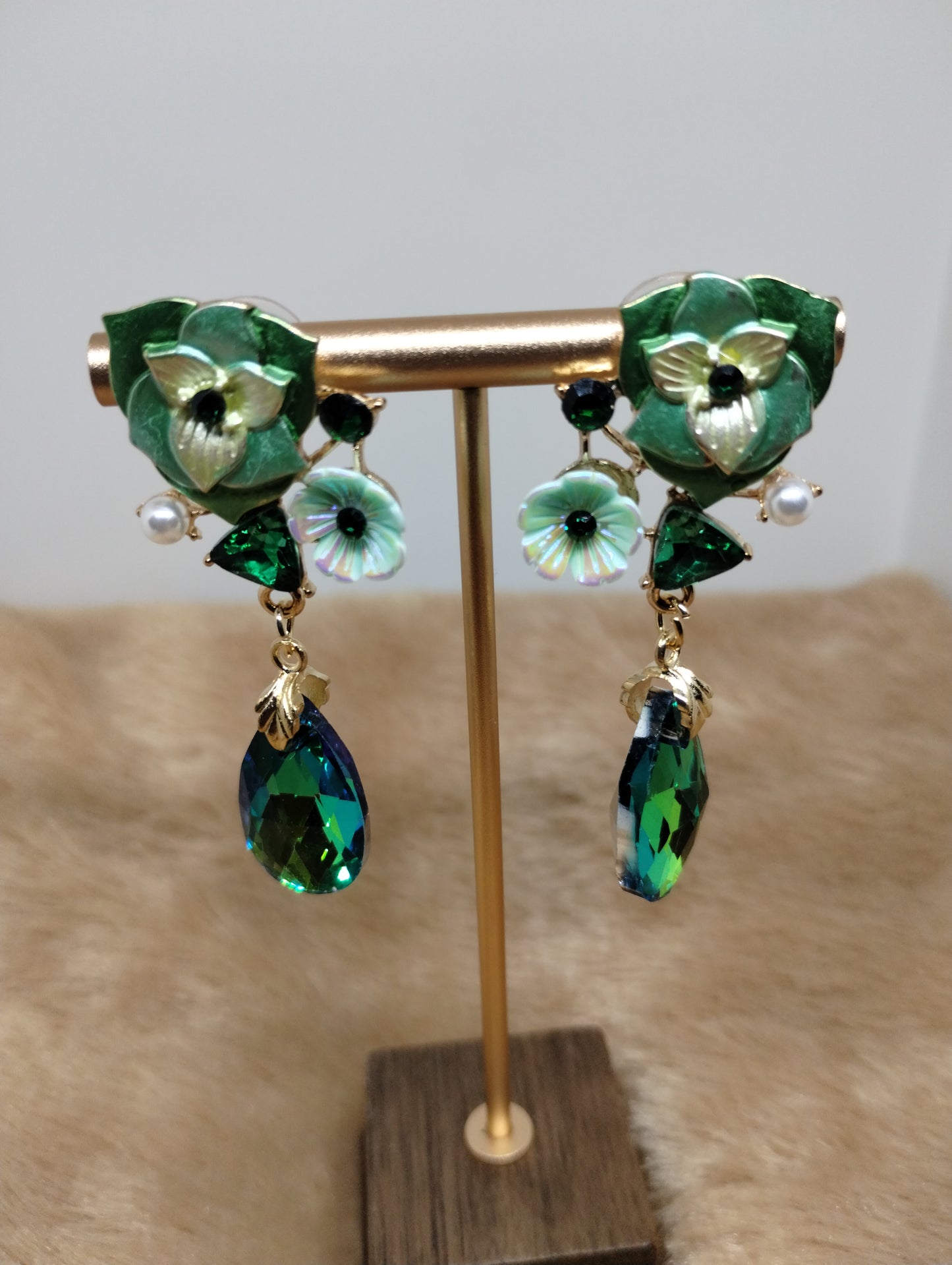 Garden Floral Statement Earrings