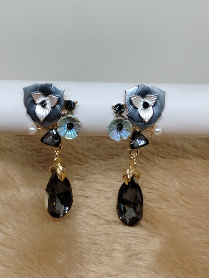 Garden Floral Statement Earrings