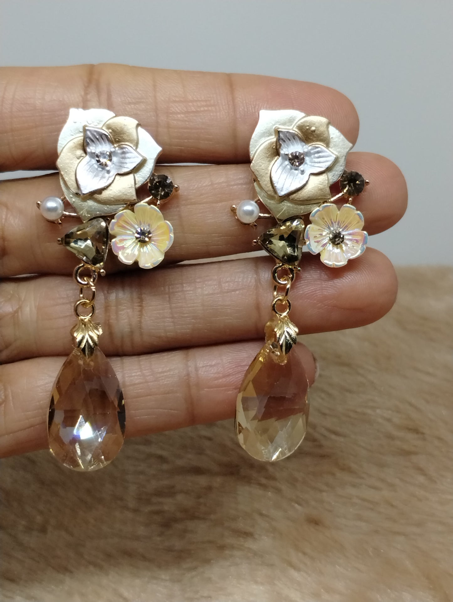 Garden Floral Statement Earrings