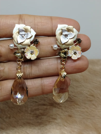 Garden Floral Statement Earrings