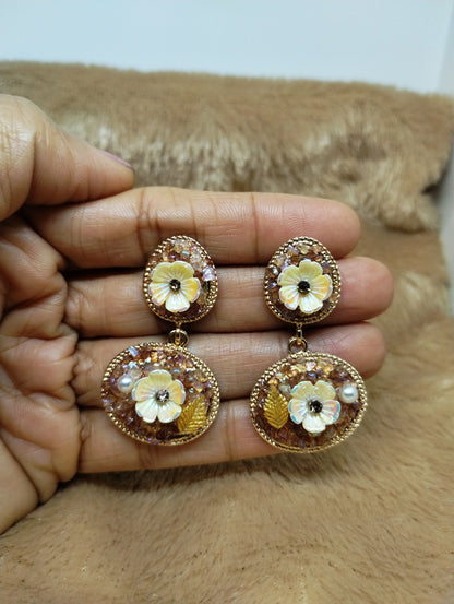 Garden Floral Statement Earrings