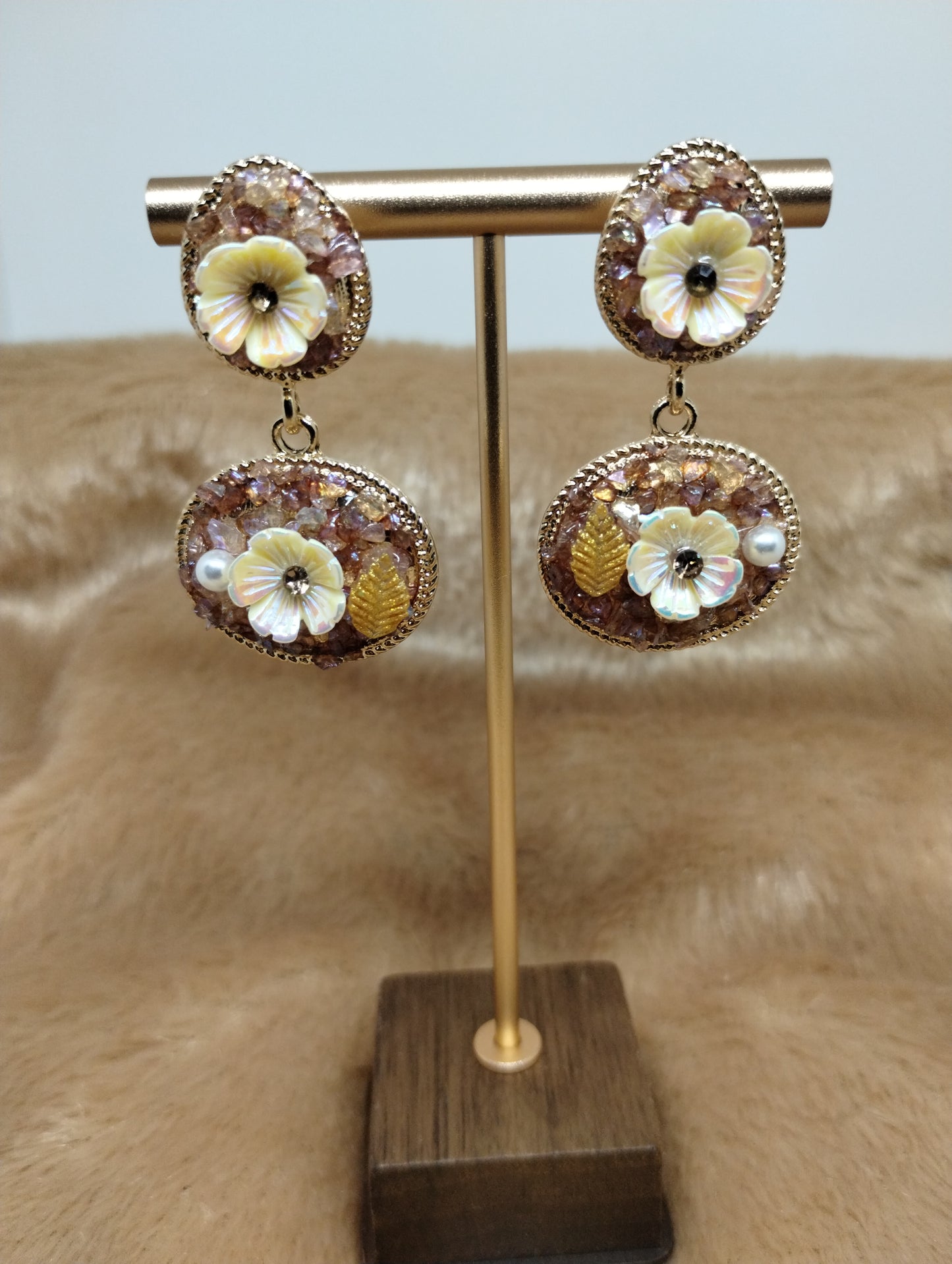 Garden Floral Statement Earrings