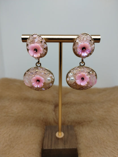Garden Floral Statement Earrings