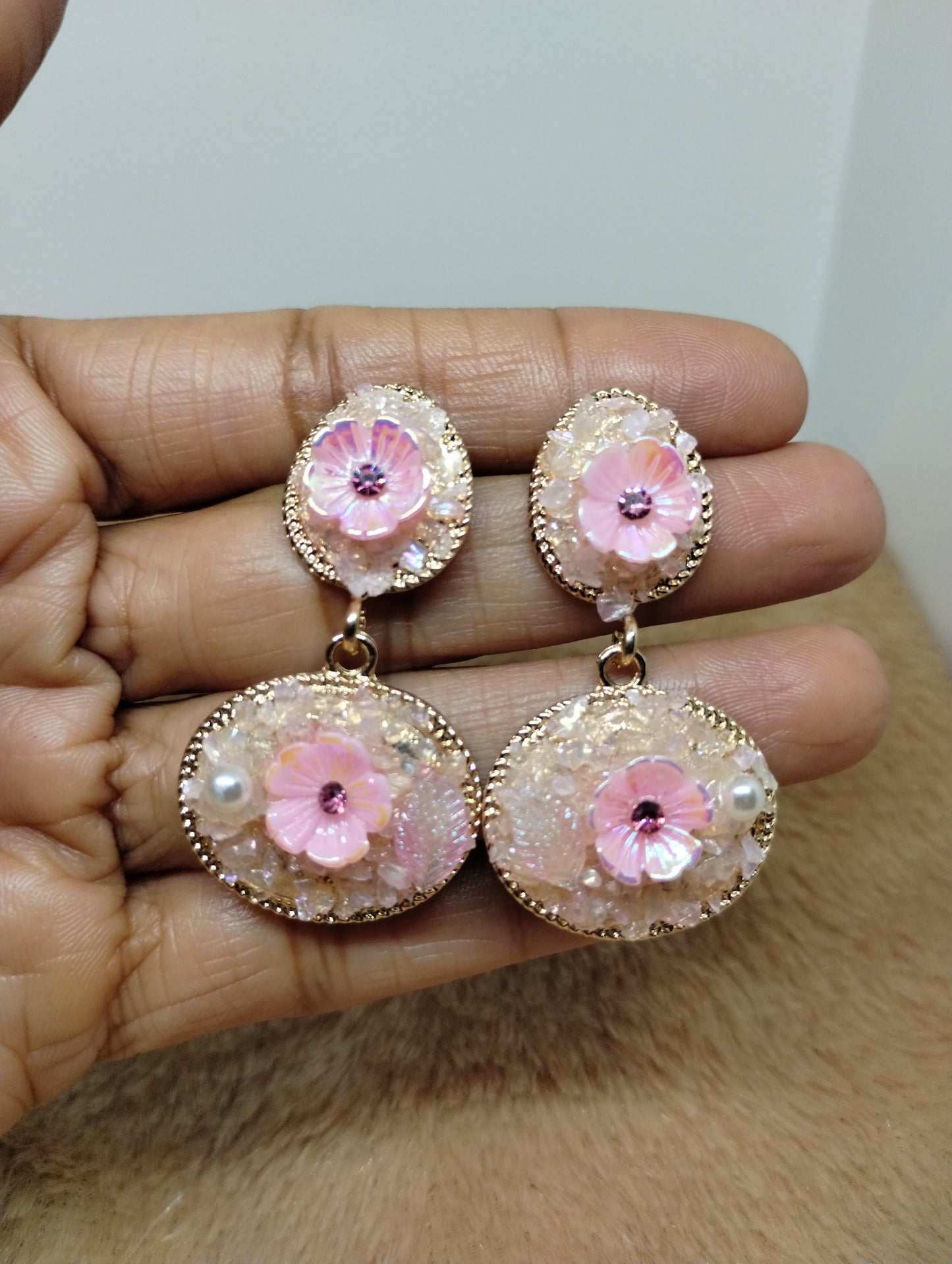 Garden Floral Statement Earrings