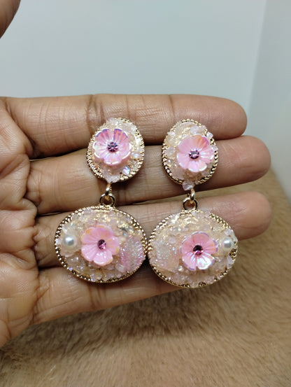 Garden Floral Statement Earrings