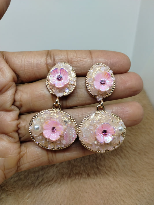 Garden Floral Statement Earrings