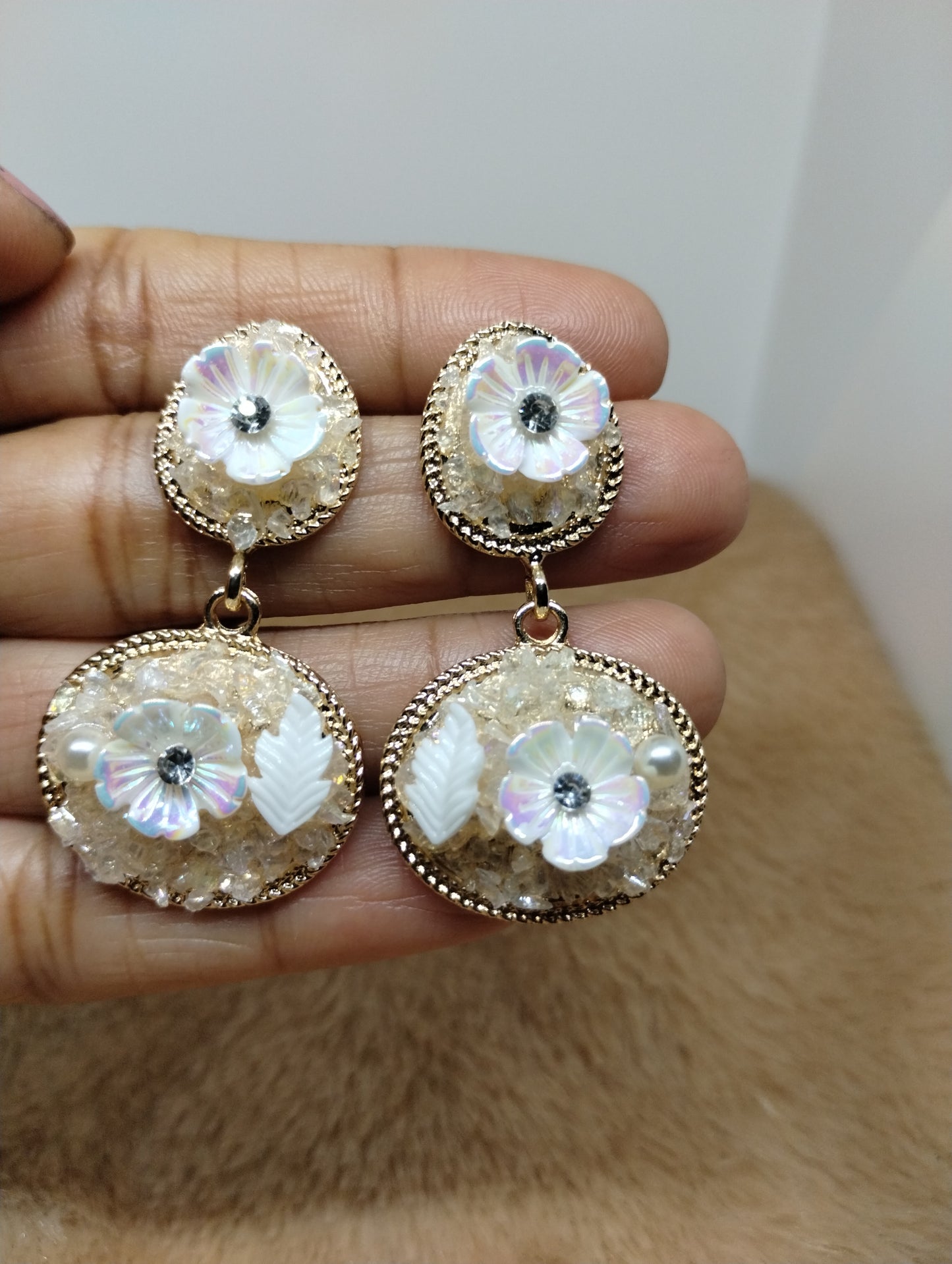 Garden Floral Statement Earrings