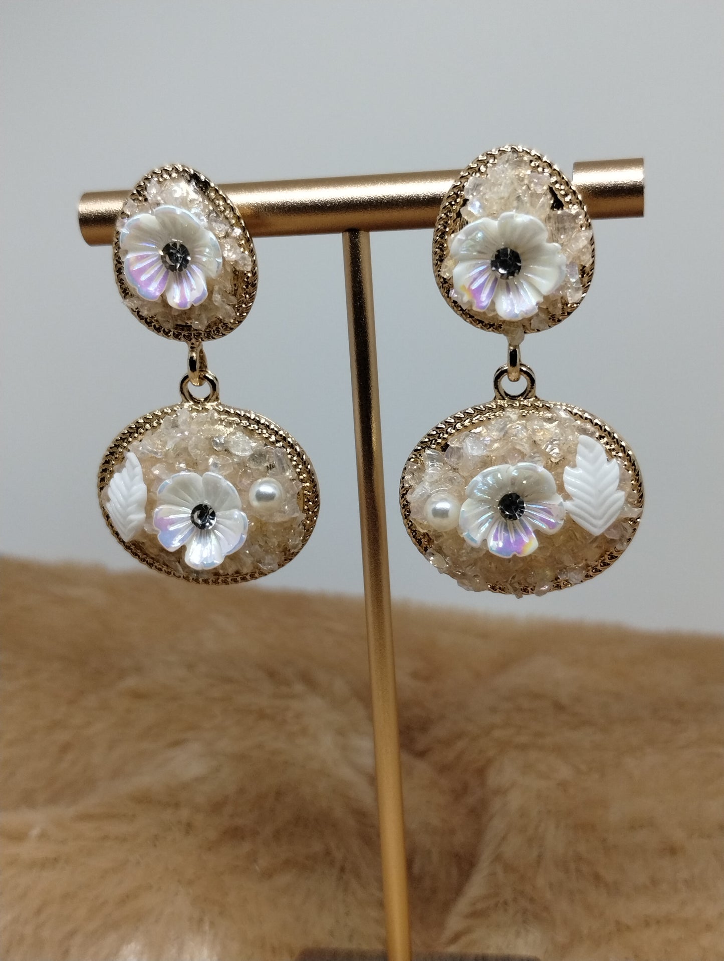 Garden Floral Statement Earrings