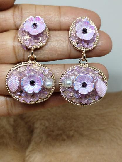 Garden Floral Statement Earrings