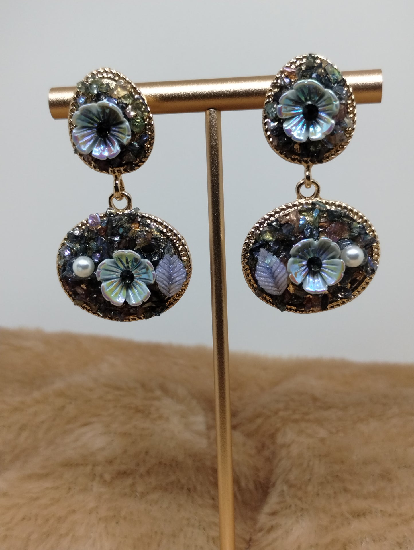 Garden Floral Statement Earrings
