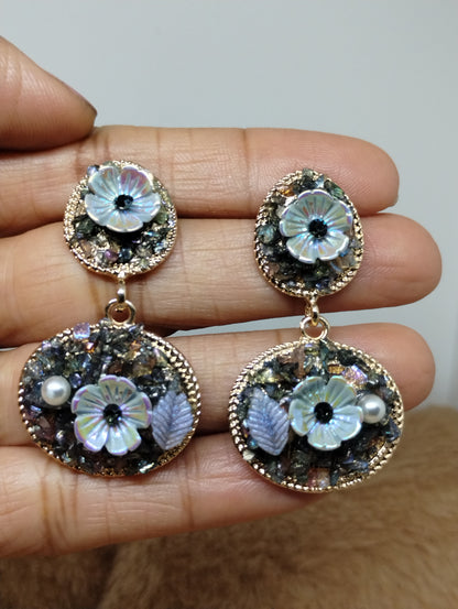Garden Floral Statement Earrings