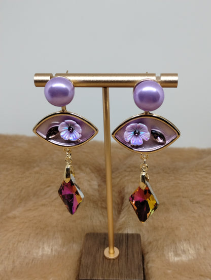 Garden Floral Statement Earrings