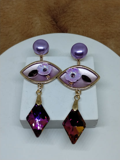 Garden Floral Statement Earrings