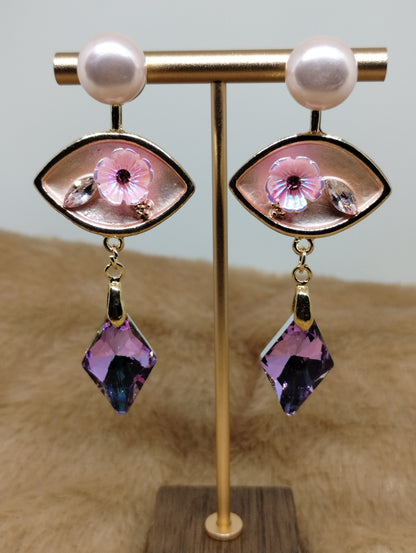 Garden Floral Statement Earrings