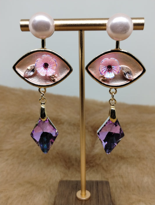 Garden Floral Statement Earrings