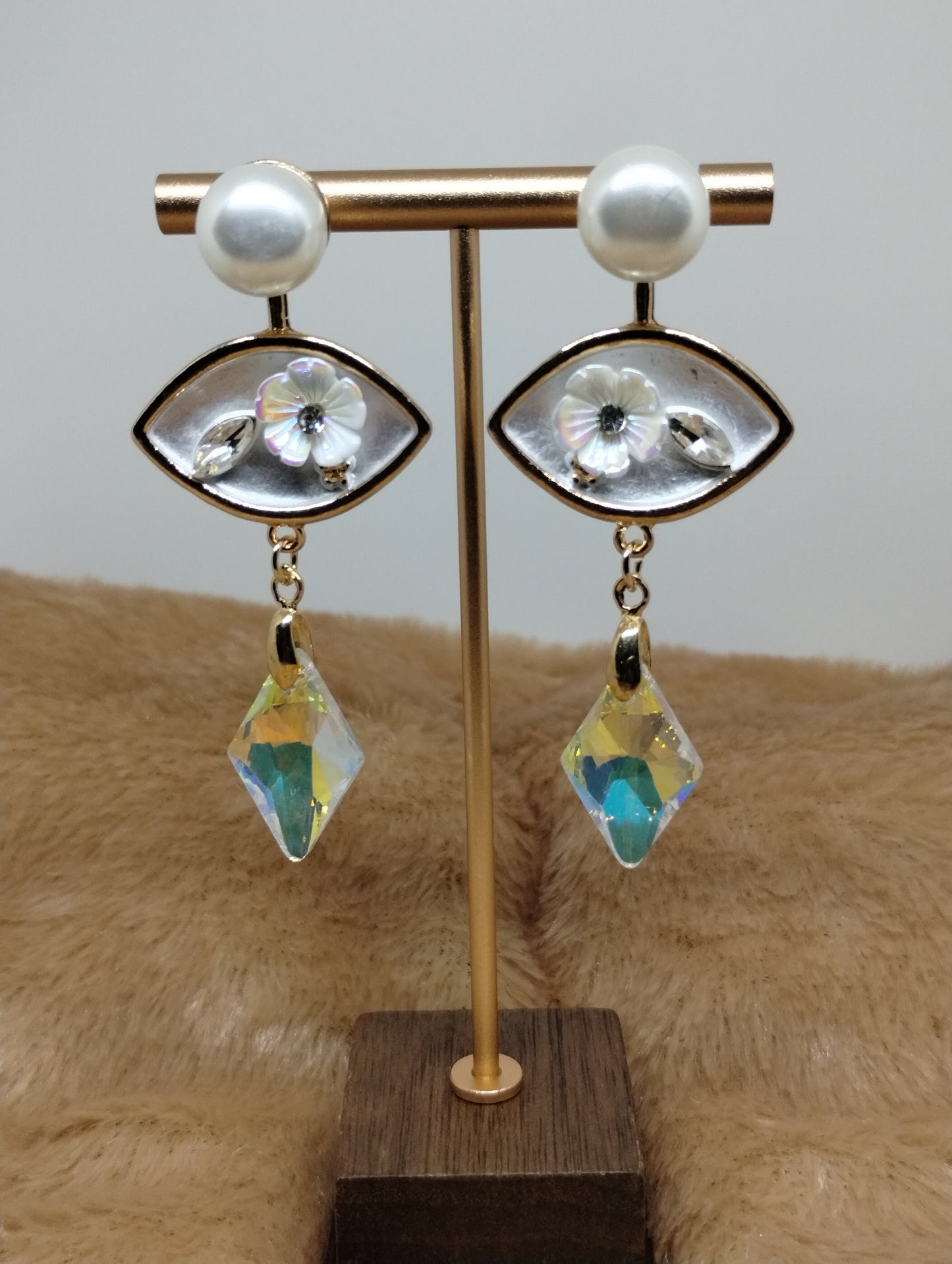 Garden Floral Statement Earrings