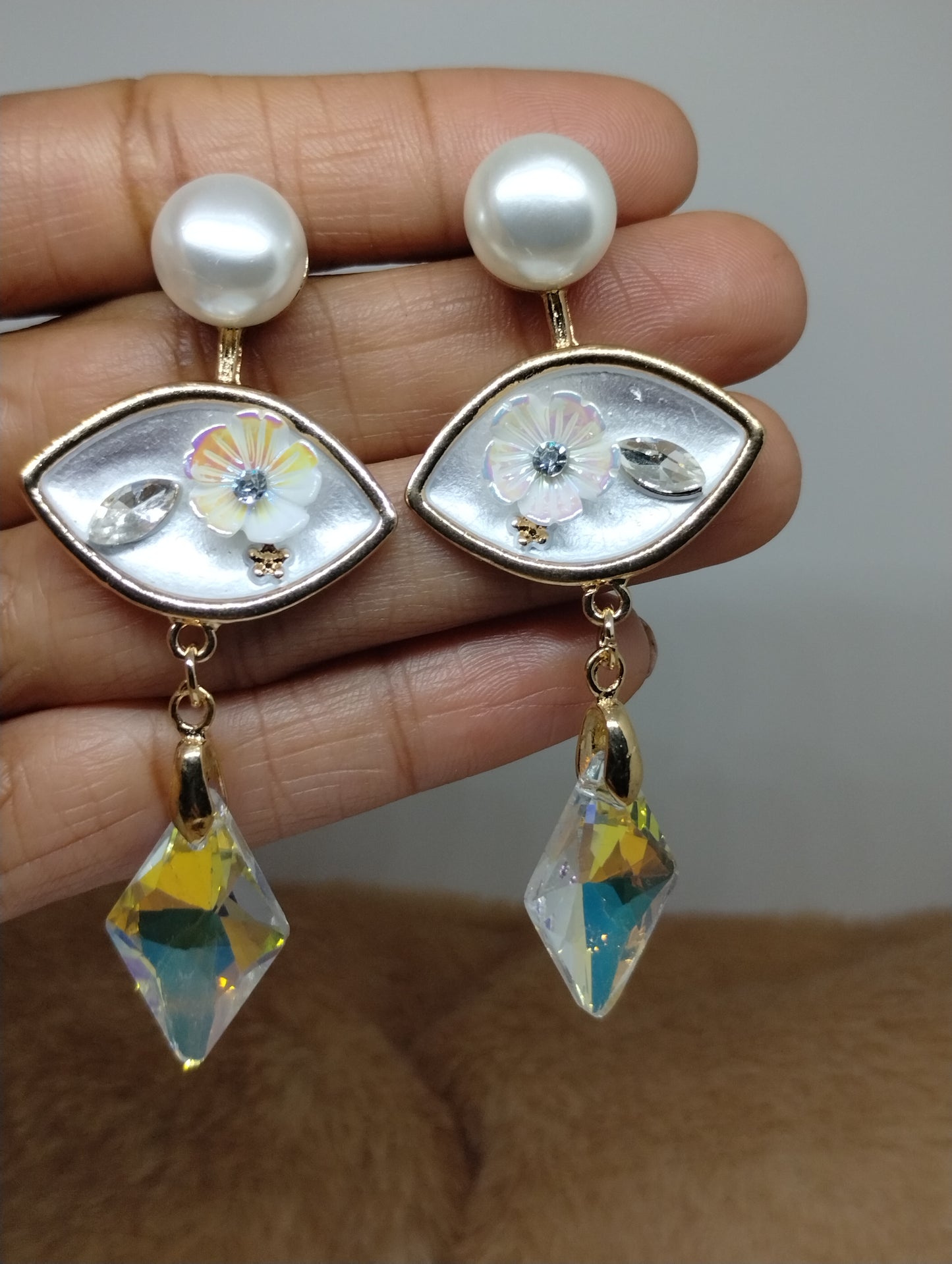 Garden Floral Statement Earrings