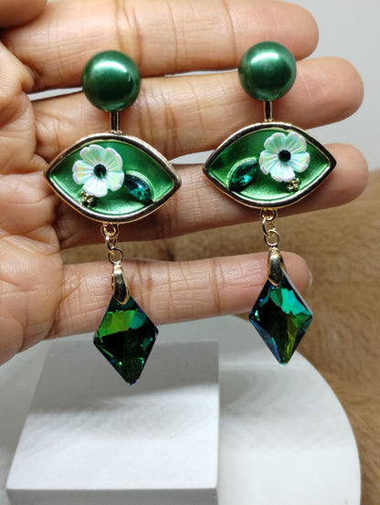 Garden Floral Statement Earrings