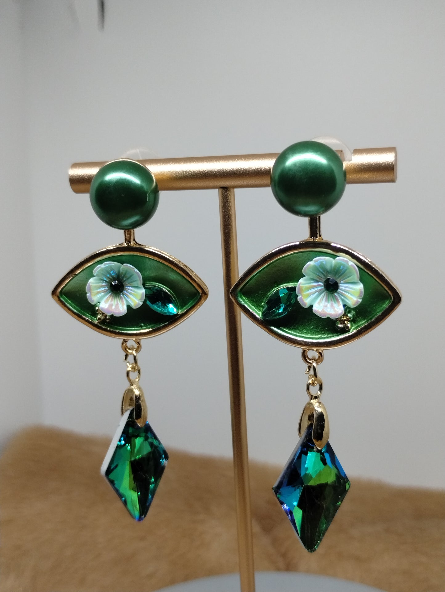 Garden Floral Statement Earrings