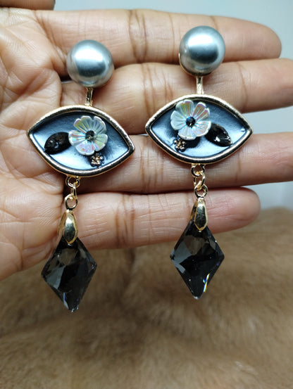 Garden Floral Statement Earrings