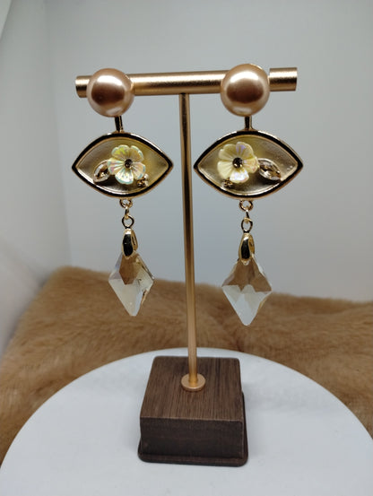 Garden Floral Statement Earrings