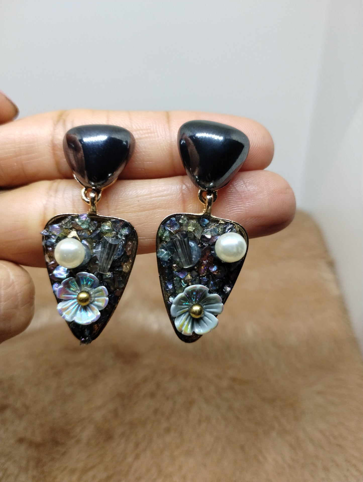 Garden Floral Statement Earrings