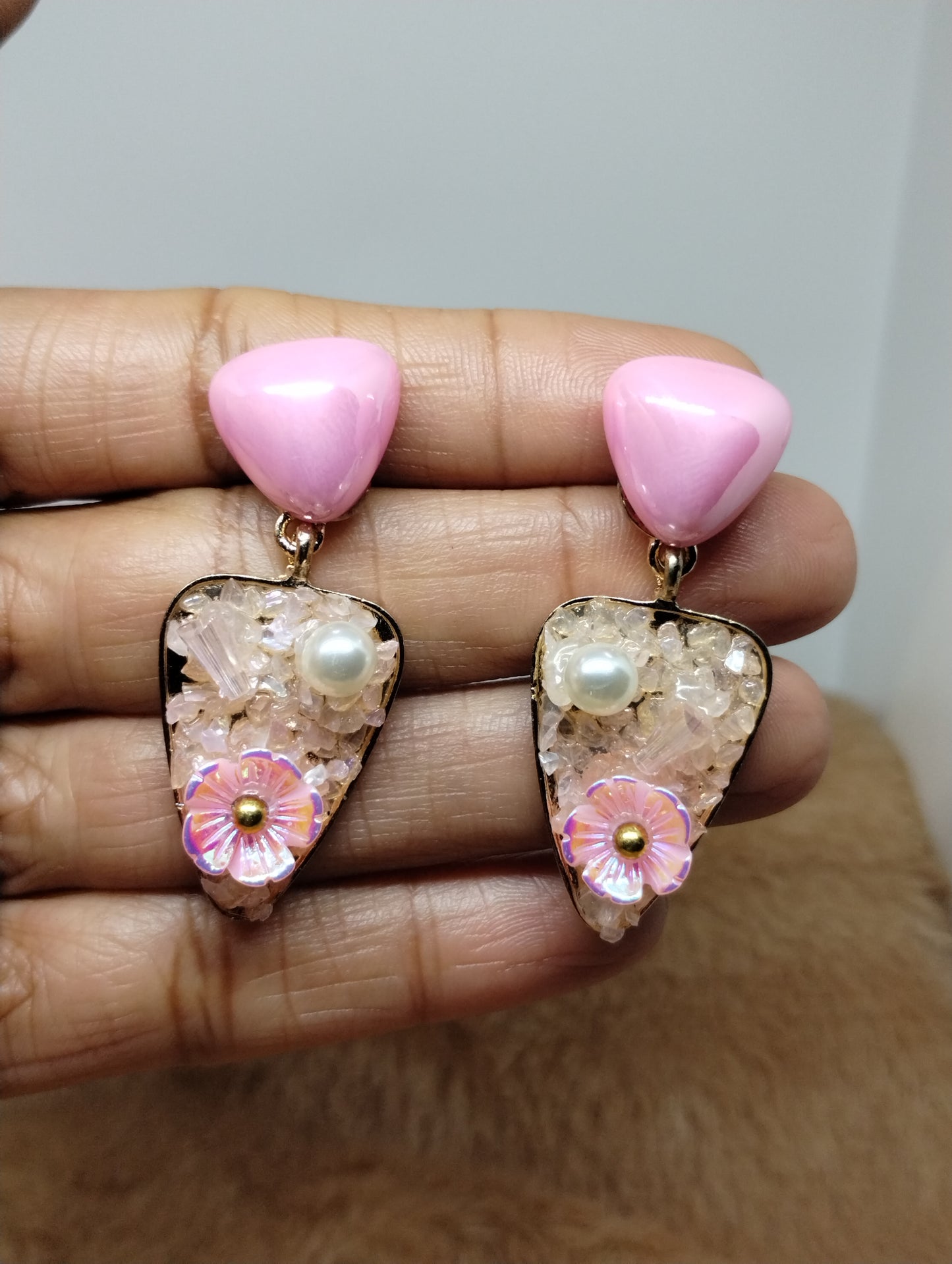 Garden Floral Statement Earrings