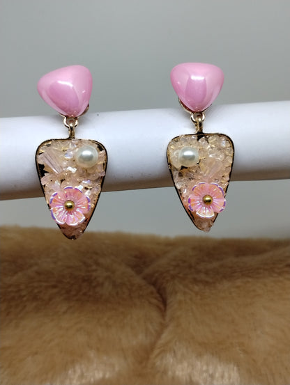 Garden Floral Statement Earrings