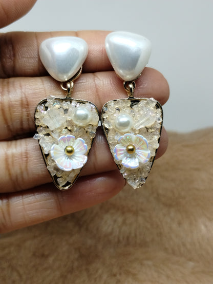 Garden Floral Statement Earrings